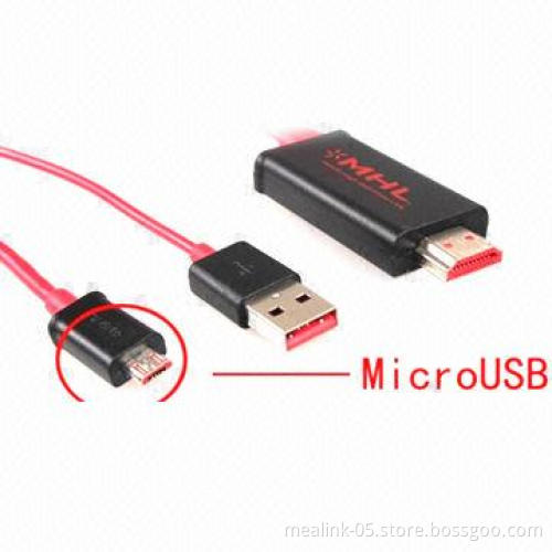 MHL Cable for Samsung Only, Supports I9100 and 9220